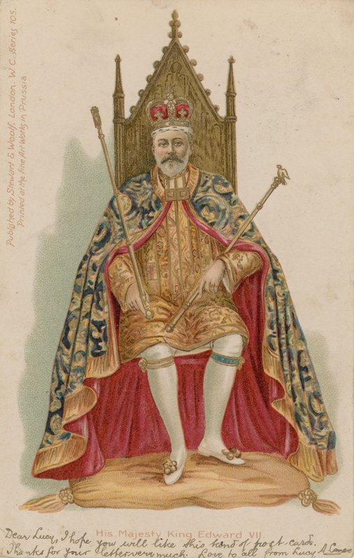 Hans Majestet Kong Edward VII av English School