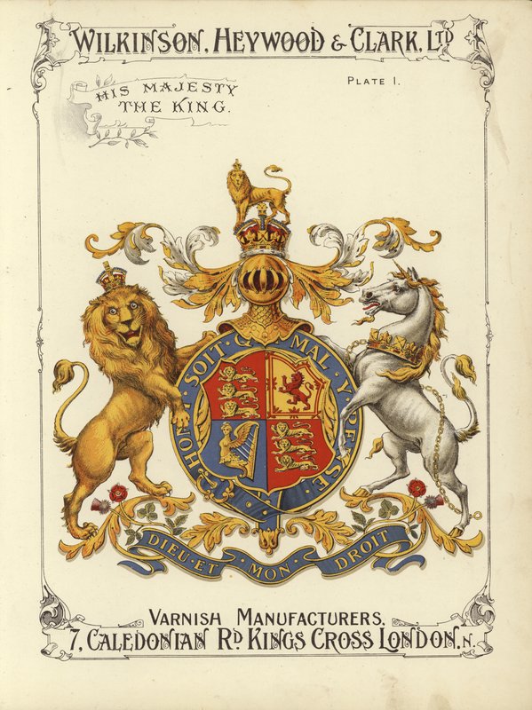 Hans Majestet Kongen (chromolitho) av English School