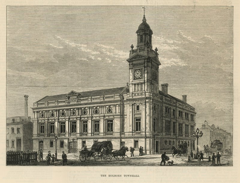 Holborn rådhus, London av English School
