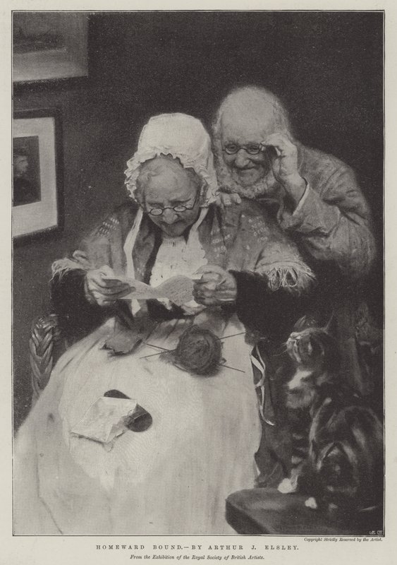Hjemover (litho) av English School