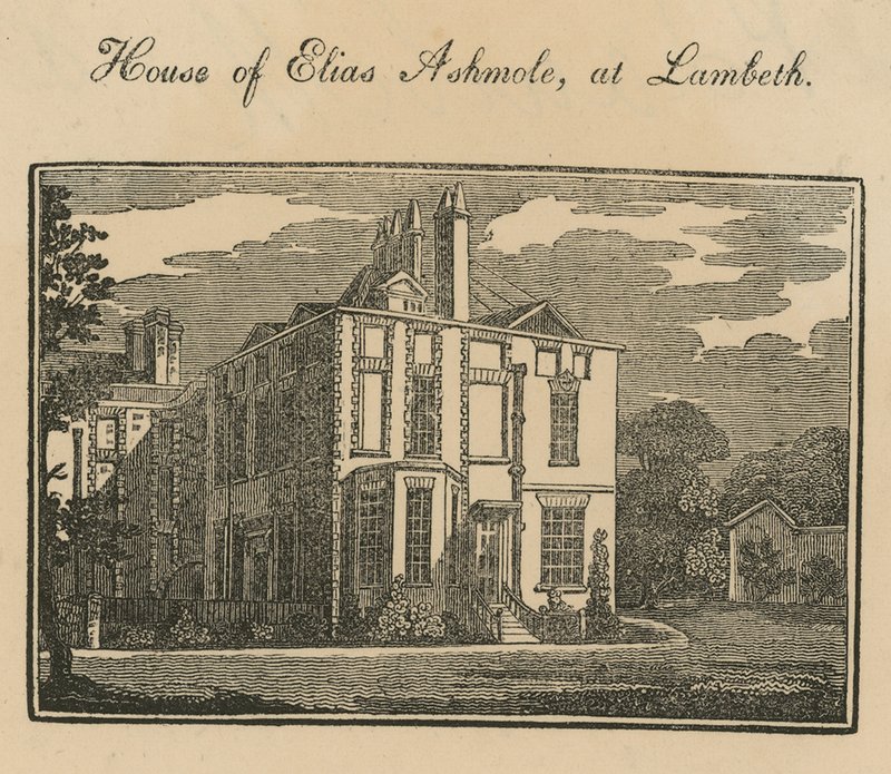 House of Elias Ashmole på Lambeth av English School