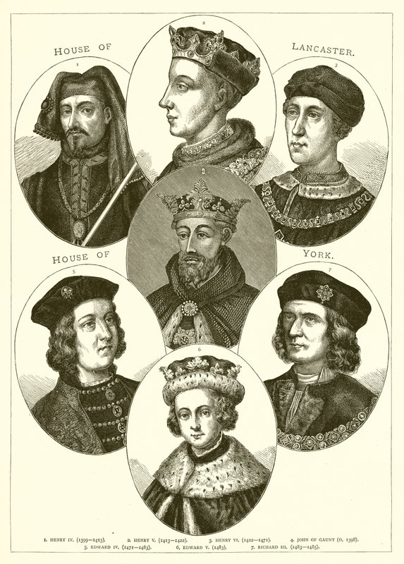 House of Lancaster. House of York av English School
