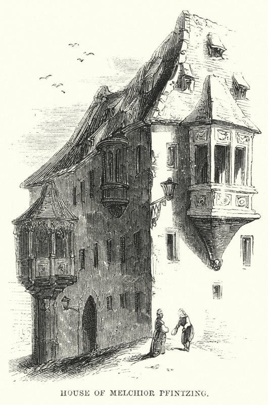 House of Melchior Pfintzing (gravering) av English School
