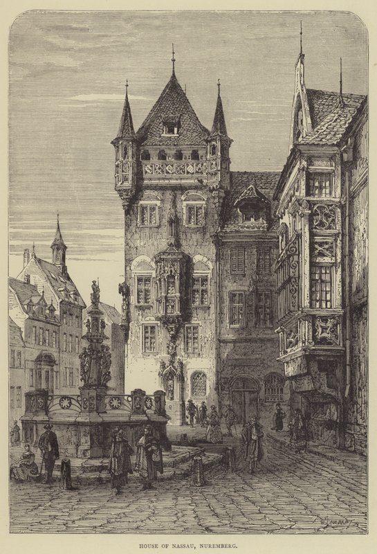 House of Nassau, Nürnberg (gravering) av English School