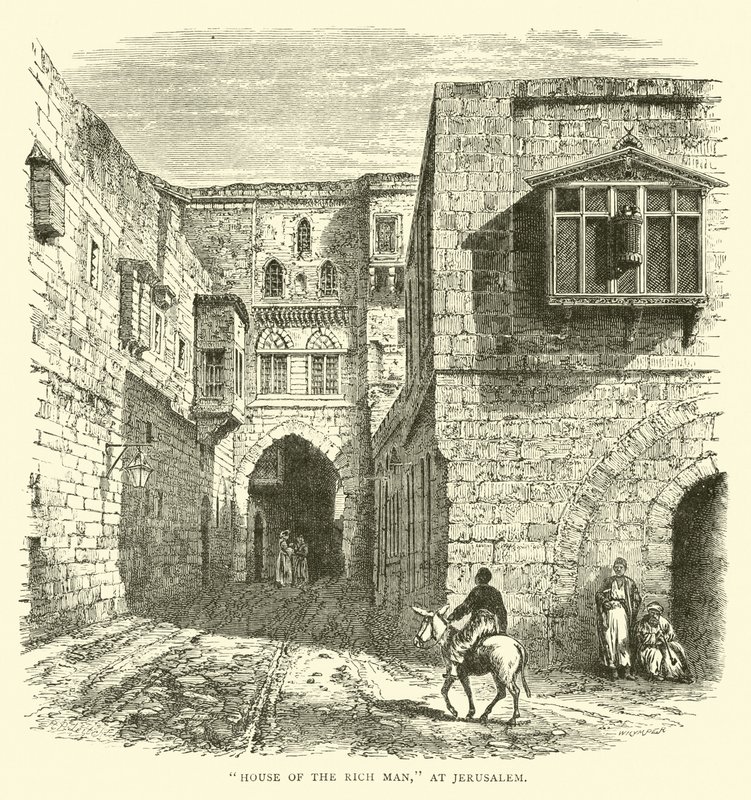 Den rike manns hus, i Jerusalem av English School