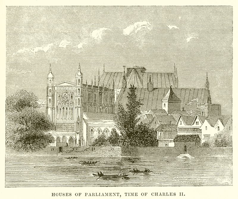 Houses of Parliament, tid til Charles II av English School