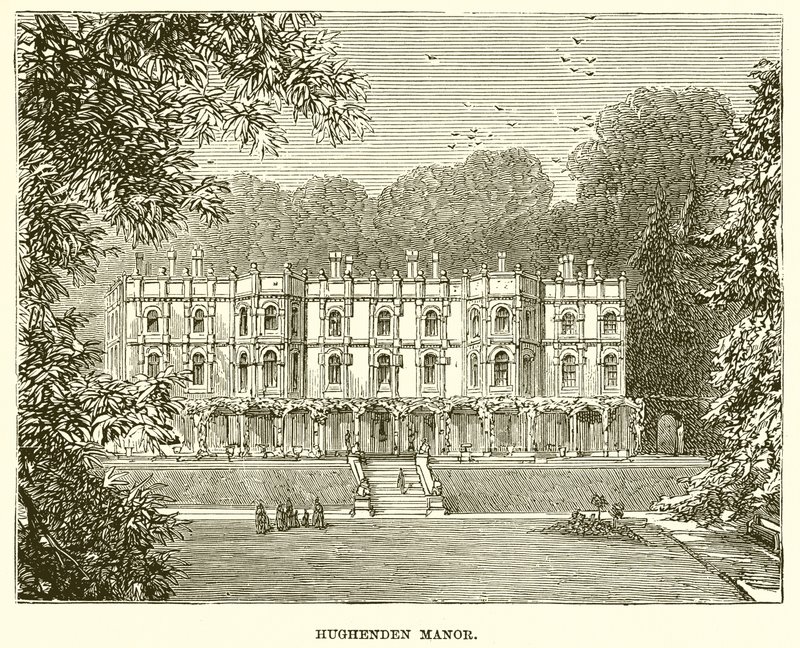 Hughenden Herregård av English School