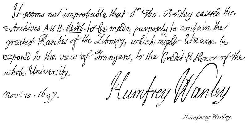 Humphrey Wanley av English School