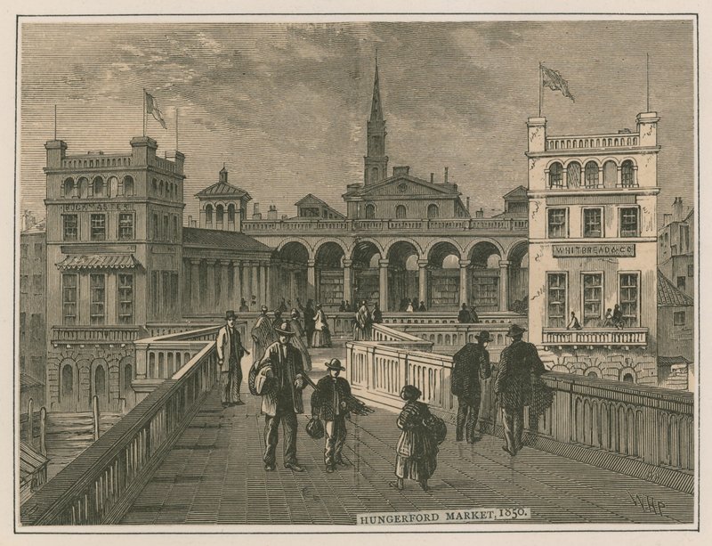 Hungerford Market, London av English School