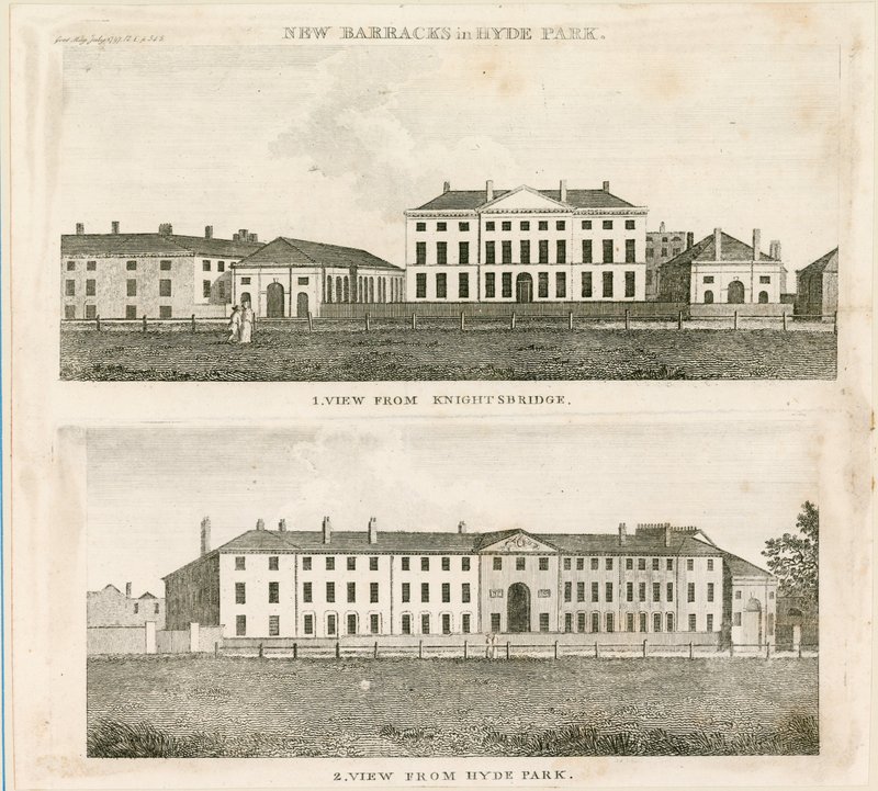 Hyde Park Barracks, London av English School