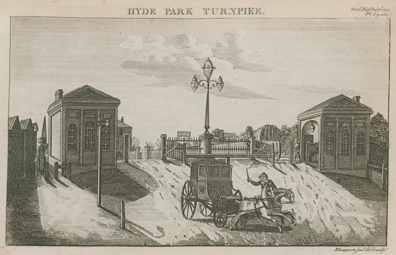 Hyde Park Turnpike, Hyde Park Corner, London av English School