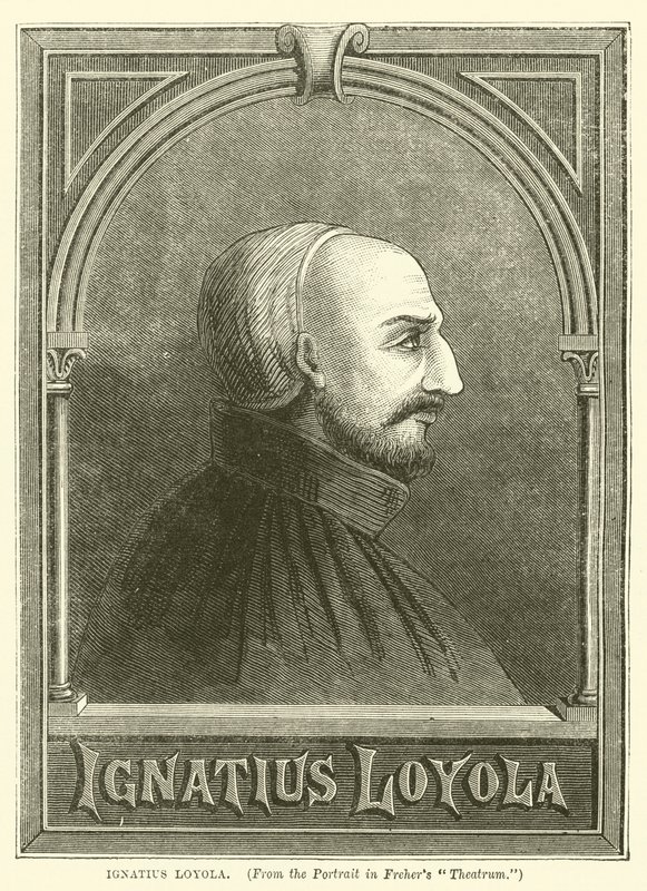 Ignatius Loyola (gravering) av English School