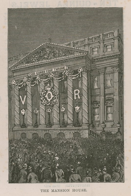 Belysninger som pryder Mansion House av English School