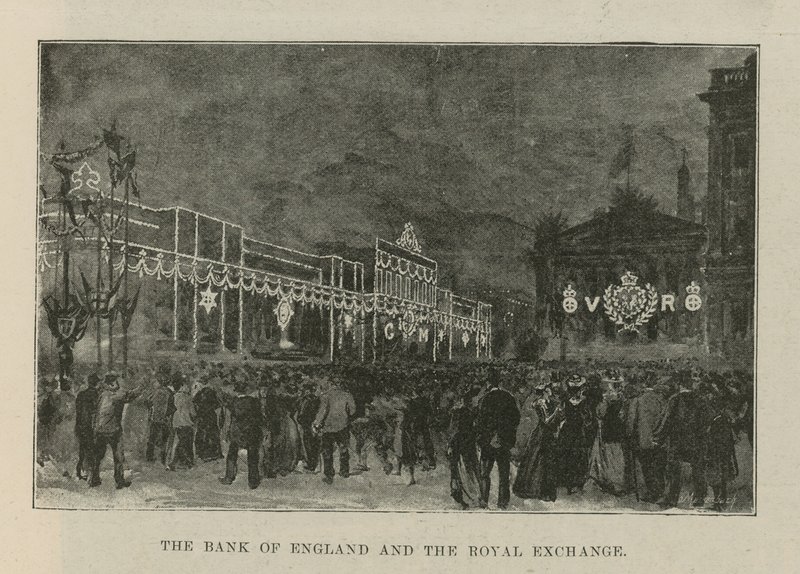 Belysninger og dekorasjoner i City of London av English School