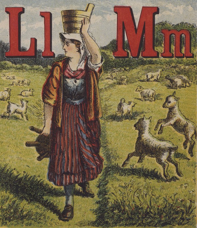 Illustrasjon for John Bulls Farm Alphabet av English School