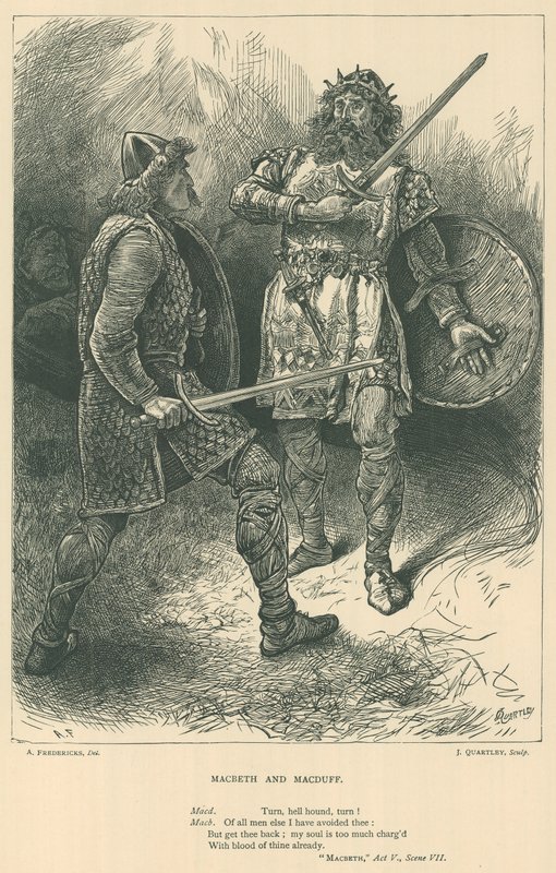 Illustrasjon for Macbeth av English School