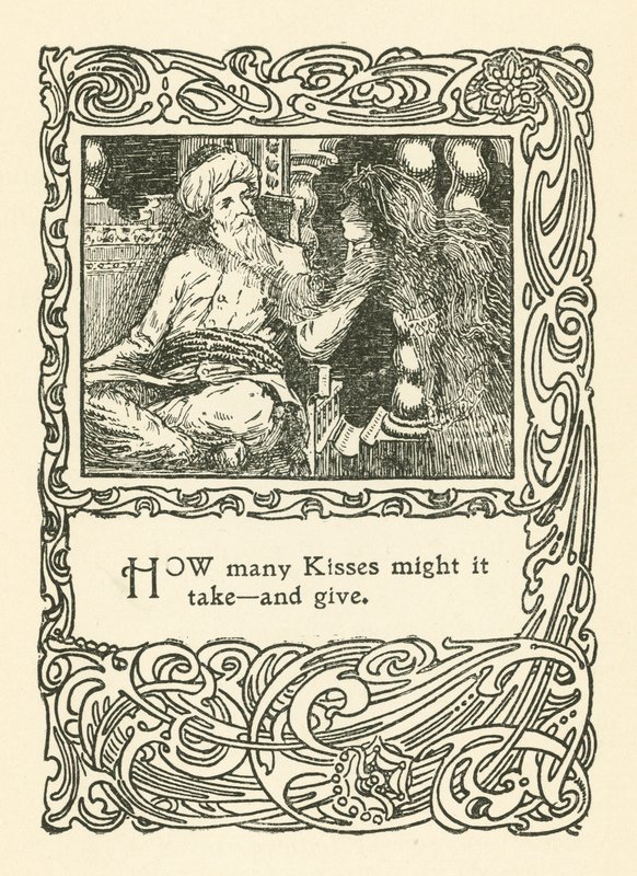 Illustrasjon for Rubaiyat av Omar Khayyam (litho) av English School