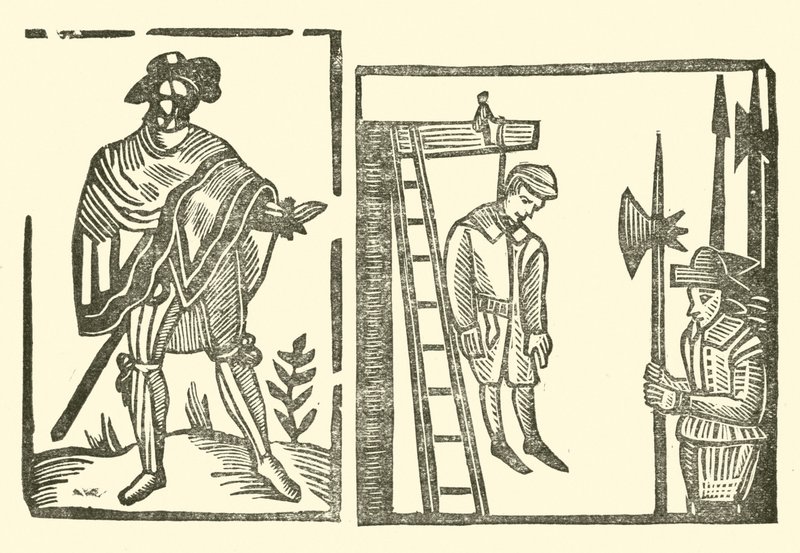 Illustrasjon for The Roxburghe Ballads av English School