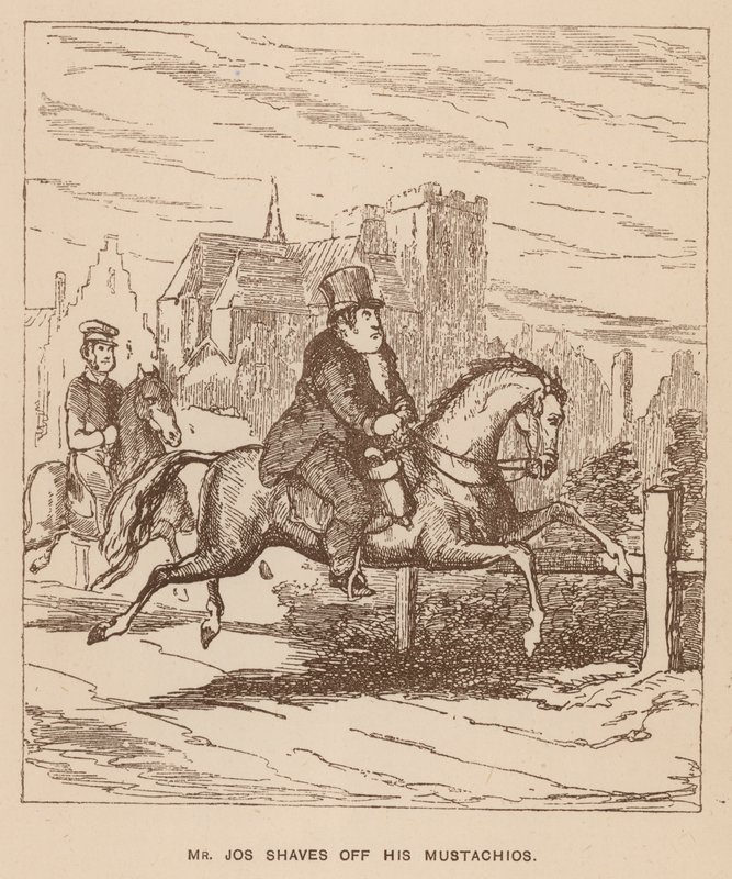 Illustrasjon for Vanity Fair av Thackeray av English School