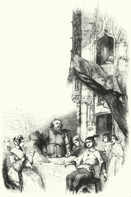 Illustrasjon for operaen La Juive av Fromental Halevy (gravering) av English School