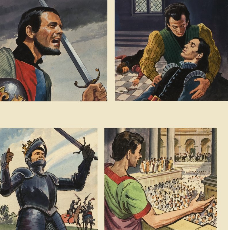 Bilder fra Shakespeare av English School