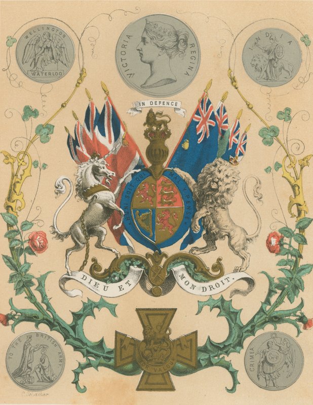 Til forsvar, Dieu Et Mon Droit av English School