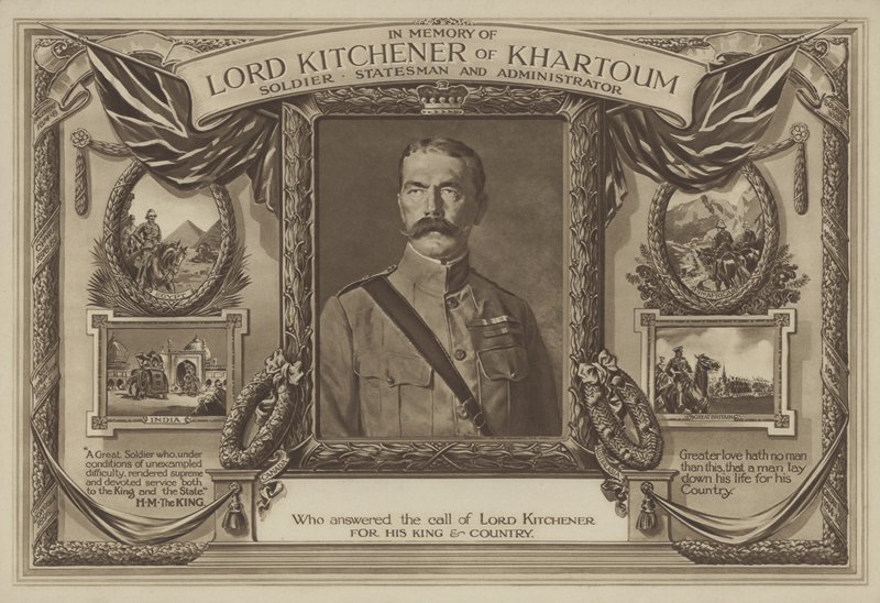 Til minne om Lord Kitchener fra Khartoum av English School