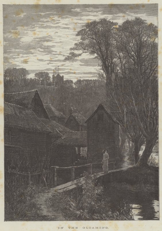 In the Gloaming (gravering) av English School