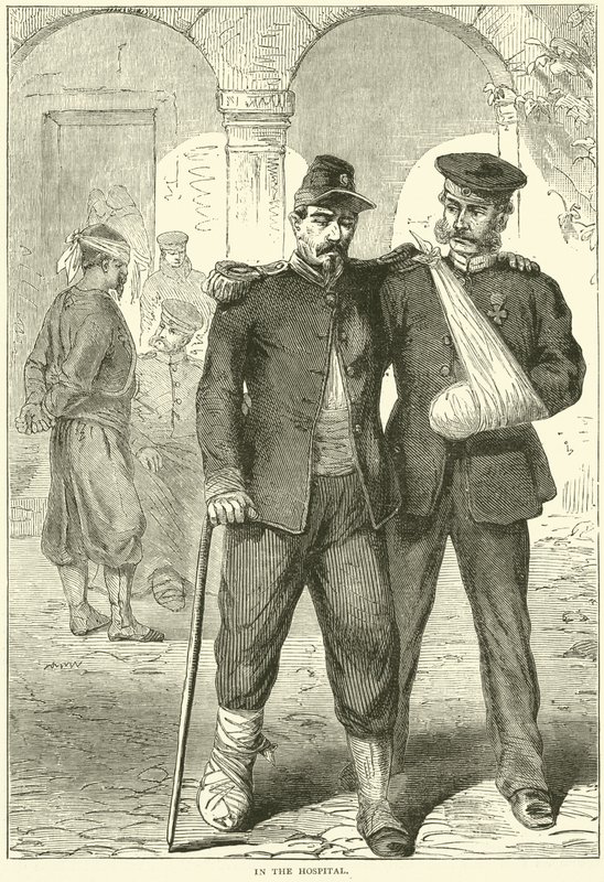 På sykehuset, november 1870 av English School