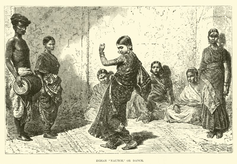 Indisk Nautch, eller dans av English School