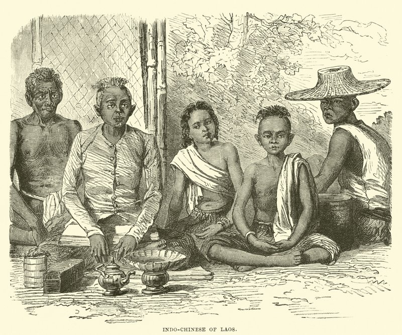 indokinesisk fra Laos av English School