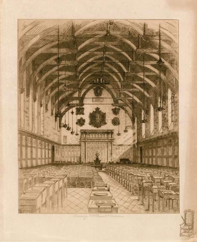 Interiøret til Westminster School av English School