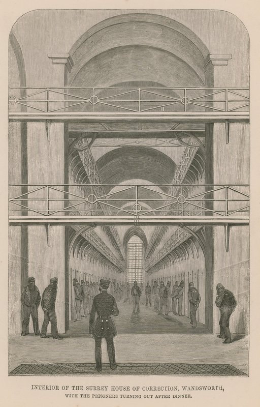 Interiøret i Surrey House of Correction av English School