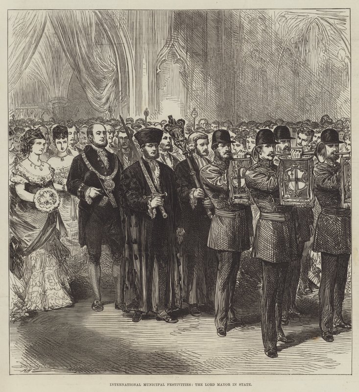 Internasjonale kommunale festligheter, Lord Mayor in State (gravering) av English School