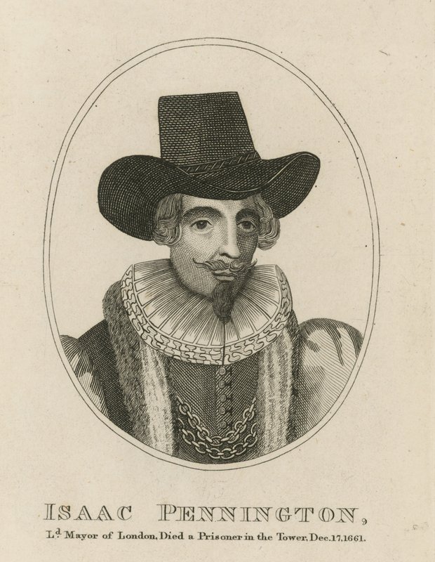 Isaac Pennington, Lord Mayor of London av English School