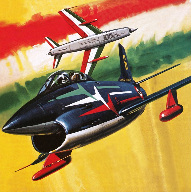 Italiensk aerobatic-team av English School