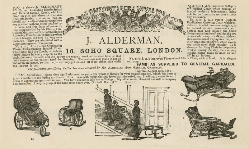 J Alderman, 16 Soho Square, London av English School
