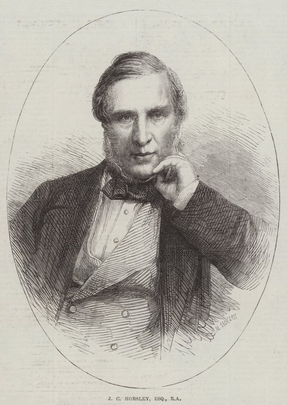 JC Horsley, Esquire, RA (gravering) av English School