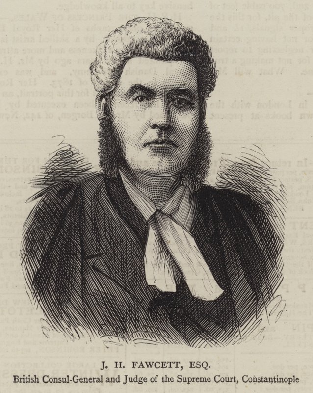J H Fawcett, Esquire (gravering) av English School