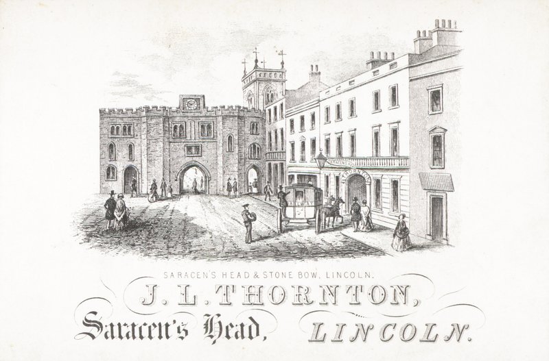 J L Thornton, Saracens Head and Stone, Lincoln av English School