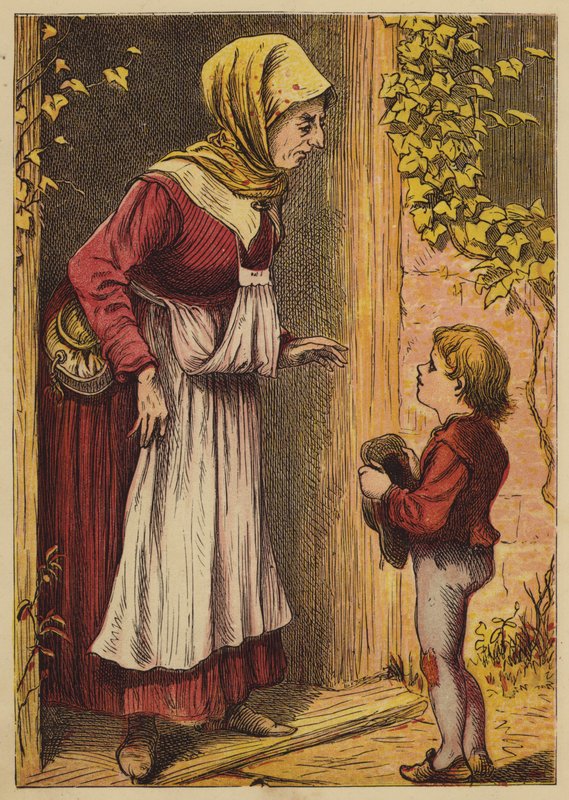 Jack And The Beanstalk (farget gravering) av English School