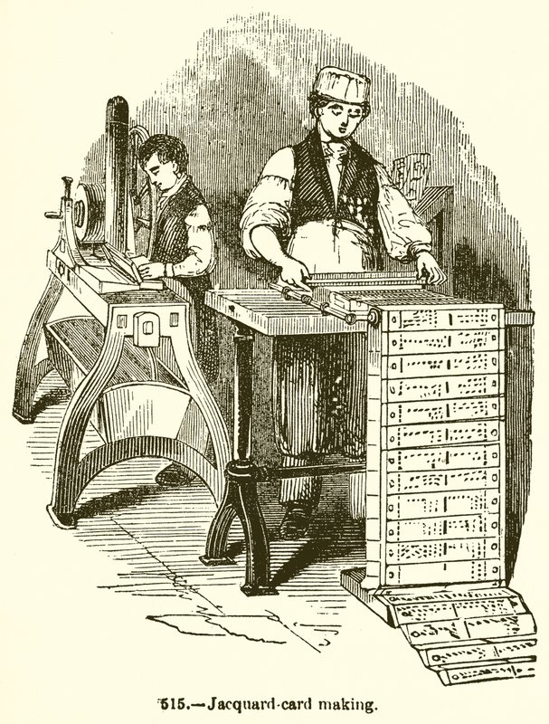 Jacquard-kortlaging av English School