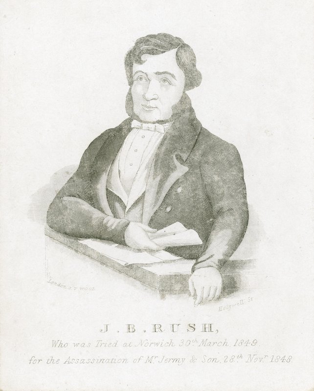 James Blomfield Rush, morder av English School