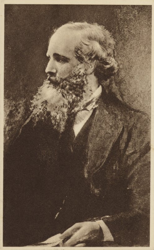 James Clerk Maxwell (1831–1879), skotsk teoretisk fysiker (lito) av English School