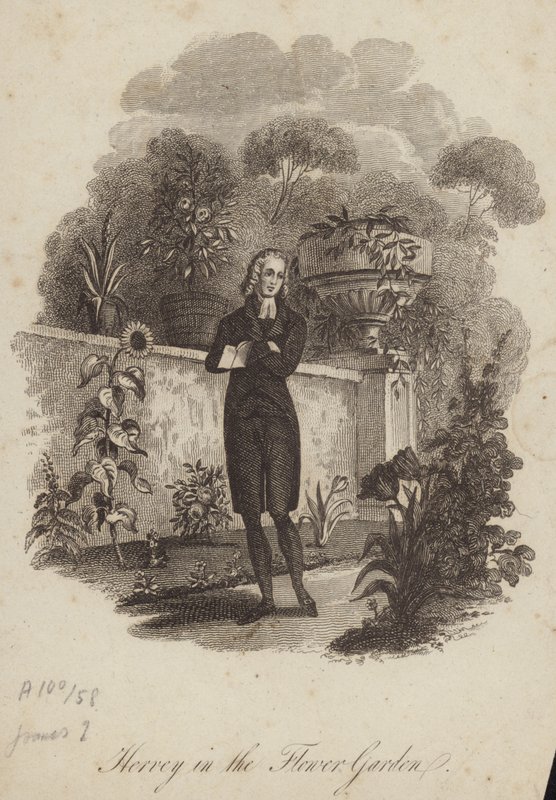 James Hervey i blomsterhagen av English School