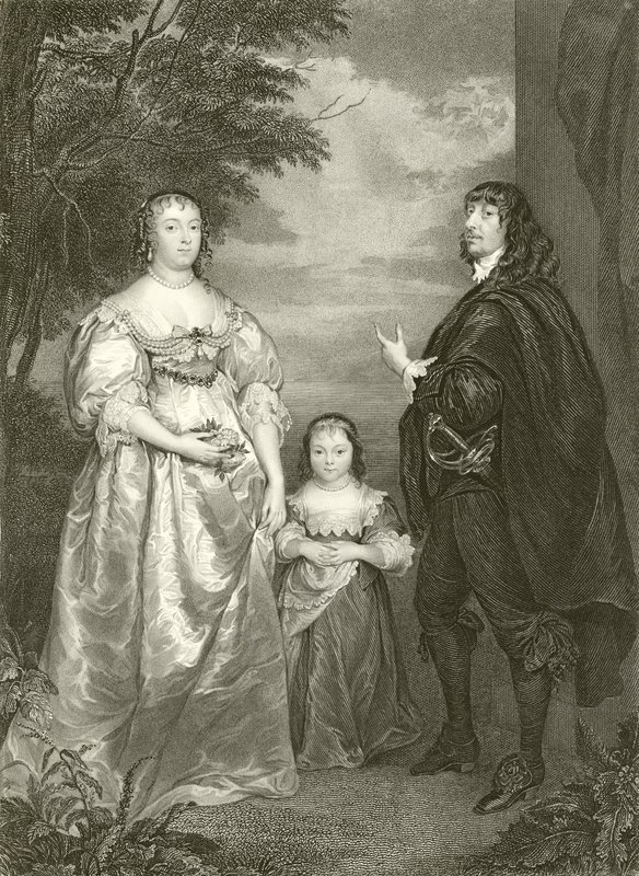 James Stanley 7., jarl av Derby og Charlotte de la Tremouille, hans grevinne av English School