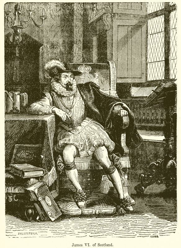 James VI. of Scotland av English School