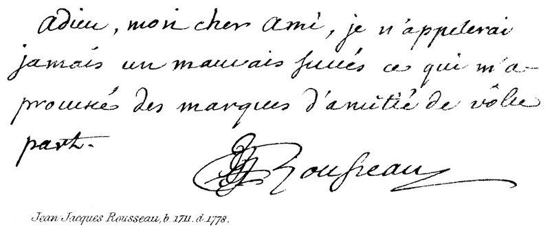 Jean Jacques Rousseau, f 1711, d 1778 av English School