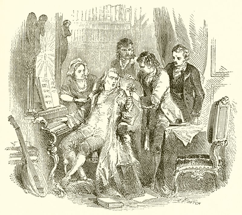 Jean Paul Richter ved Pianoforte av English School
