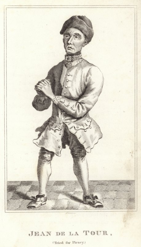 Jean de la Tour, Prøvd for piratkopiering av English School